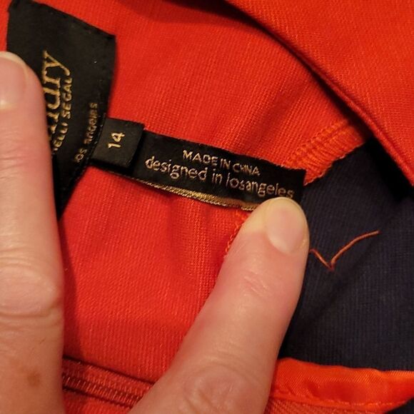 LAUNDRY BY SHELLI SEGAL Girl's Color Block Chain Jersey Dress - Picture 7 of 15